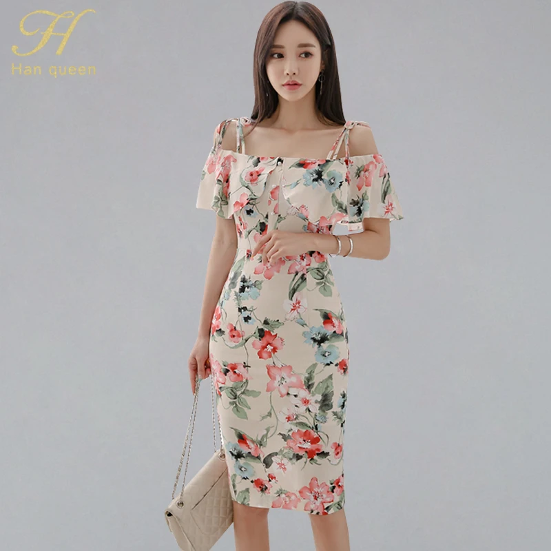 H Han Queen Sexy Print Spaghetti Strap Slash Neck Crop Top And High Waist Sheath Pencil Bodycon Skirts Women Summer 2 Pieces Set
H Han Queen Sexy Print Spaghetti Strap Slash Neck Crop Top And High Waist Sheath Pencil Bodycon Skirts Women Summer 2 Pieces Set