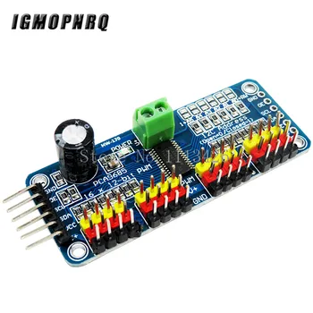 10pcs/lot 16 Channel 12-bit PWM/Servo Driver-I2C interface PCA9685 module Raspberry pi shield module servo shield
10pcs/lot 16 Channel 12-bit PWM/Servo Driver-I2C interface PCA9685 module Raspberry pi shield module servo shield