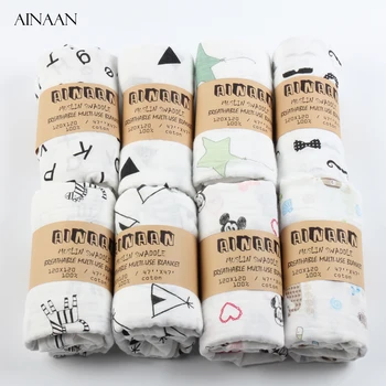 AINAAN Spring Swaddleme Muslin Cotton Swaddle