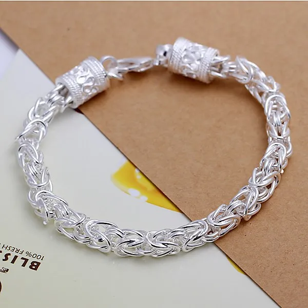 Men's Jewelry 925 stamped silver plated 5mm dragon chains 8'' 20cm bracelet bangle male model Pulseira de Prata free shipping
Men's Jewelry 925 stamped silver plated 5mm dragon chains 8'' 20cm bracelet bangle male model Pulseira de Prata free shipping