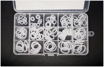 Wholesale Top Selling 225Pcs 15 Sizes Silicon O Ring O-Ring White Mini ORing Washer Seals Assortment Kit Set With Case
Wholesale Top Selling 225Pcs 15 Sizes Silicon O Ring O-Ring White Mini ORing Washer Seals Assortment Kit Set With Case