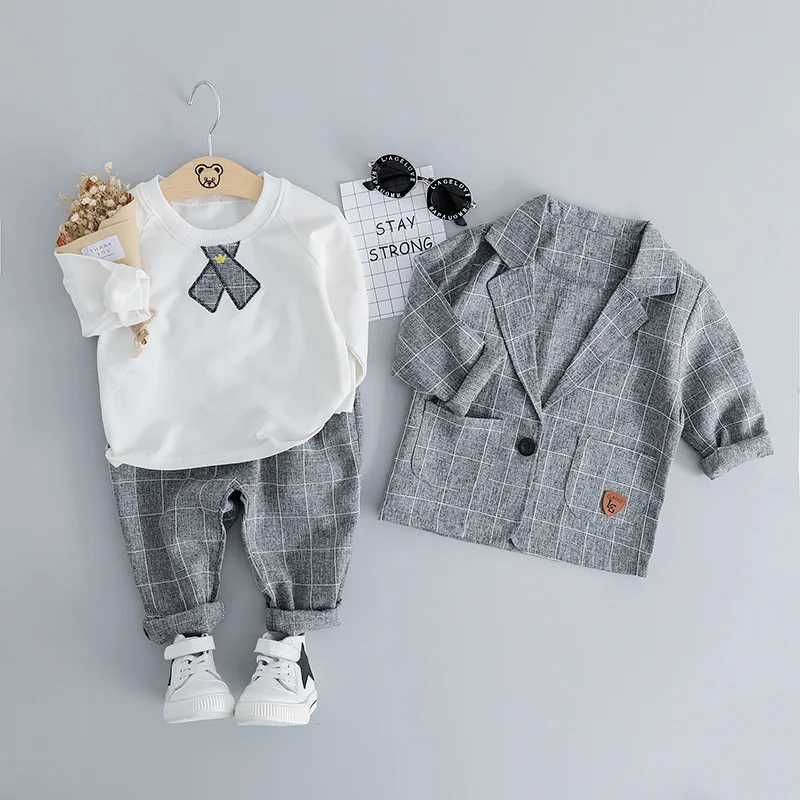 Shirt+ Coat +Pants 3Pcs Boys Clothes Children Clothing Sets Costumes For Kids Clothes Set Toddler Sport Suits Wear 1-3Year
Shirt+ Coat +Pants 3Pcs Boys Clothes Children Clothing Sets Costumes For Kids Clothes Set Toddler Sport Suits Wear 1-3Year
