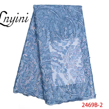 Latest Style 2019 High Quality French African Lace Fabric With Sequins Embroidered Nigerian Lace Fabric For Woman Dress L2469B-1
Latest Style 2019 High Quality French African Lace Fabric With Sequins Embroidered Nigerian Lace Fabric For Woman Dress L2469B-1