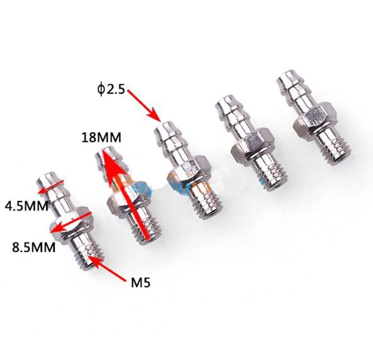 Yuenhoang 5Pcs/lot M5 Oil Nozzle Fuel Tank Sprayer Mouth for RC Models Engine Silver RC Boats Faucet Water Nozzles
Yuenhoang 5Pcs/lot M5 Oil Nozzle Fuel Tank Sprayer Mouth for RC Models Engine Silver RC Boats Faucet Water Nozzles