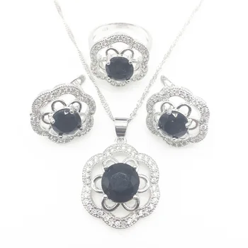 3PCS Earring Pendant Necklace Ring Incredible White Zircon Flower Jewelry Sets Women 925 Silver Color
3PCS Earring Pendant Necklace Ring Incredible White Zircon Flower Jewelry Sets Women 925 Silver Color