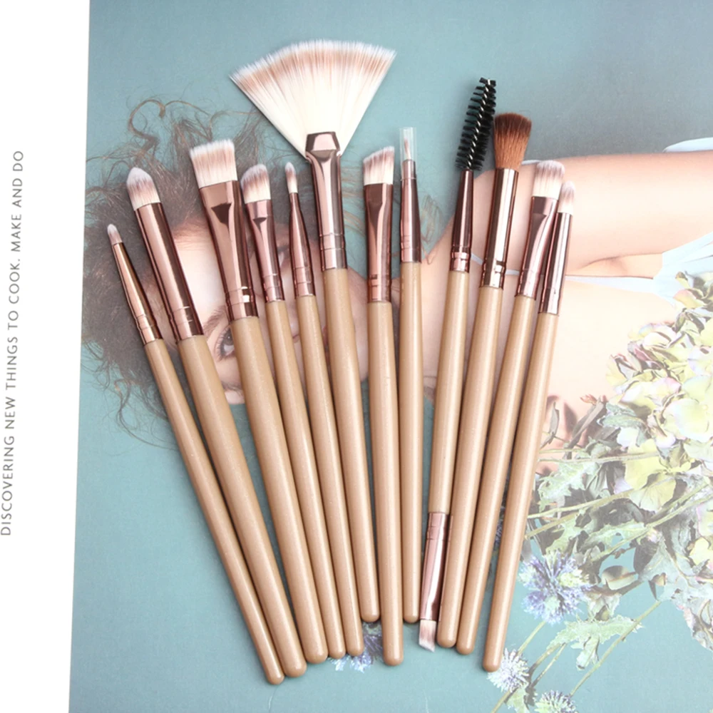 12Pcs Makeup Brushes Set Eye Shadow Foundation Powder Eyeliner Eyelash Lip Make Up Brush Cosmetic Beauty Tool Kit Hot TSLM2
12Pcs Makeup Brushes Set Eye Shadow Foundation Powder Eyeliner Eyelash Lip Make Up Brush Cosmetic Beauty Tool Kit Hot TSLM2