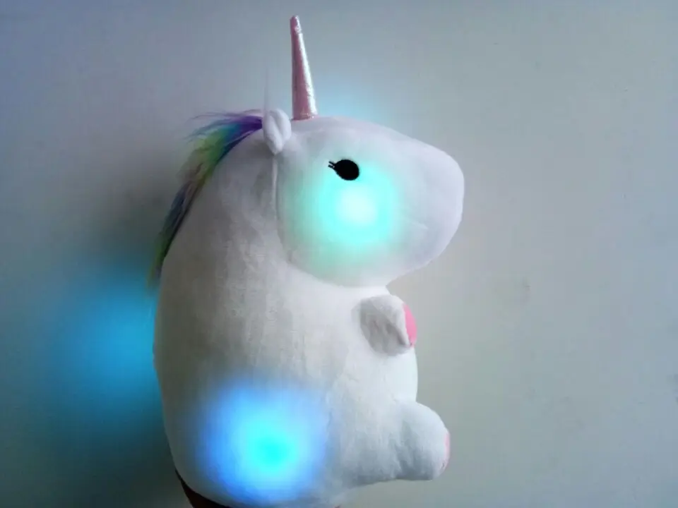 light up unicorn teddy