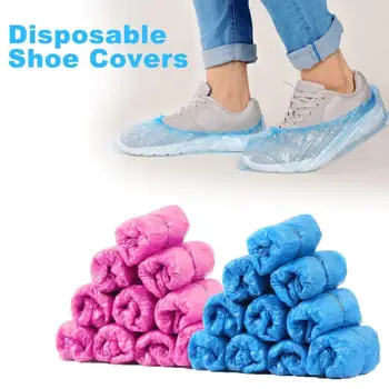 100PCS/Pack Waterproof Rain Shoes Boot Covers Plastic Disposable Overshoes Pink Blue Shoes Cover Camping And Hiking Accessories
100PCS/Pack Waterproof Rain Shoes Boot Covers Plastic Disposable Overshoes Pink Blue Shoes Cover Camping And Hiking Accessories