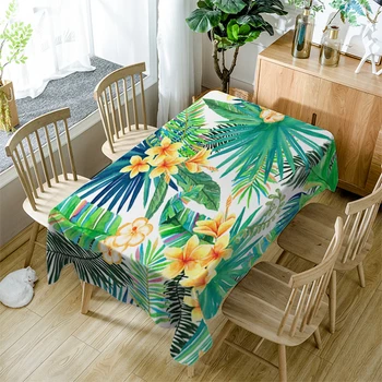 Nordic Polyester 3D Tablecloth for Kitchen Restaurant Tropical Rainforest Large Leaf Pattern Waterproof Rectangule table cloth
Nordic Polyester 3D Tablecloth for Kitchen Restaurant Tropical Rainforest Large Leaf Pattern Waterproof Rectangule table cloth