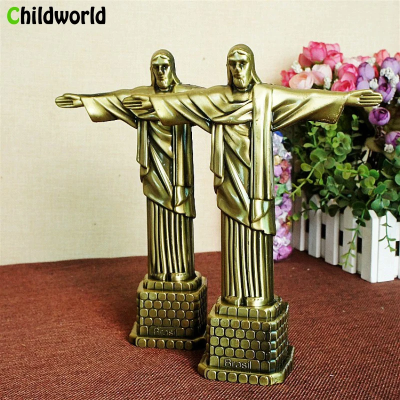 Creative Miniature Figurines Home Decoration Accessories Metal Crafts Brazil Statue Jesus Ornaments Home Interior Decor Souvenir
Creative Miniature Figurines Home Decoration Accessories Metal Crafts Brazil Statue Jesus Ornaments Home Interior Decor Souvenir