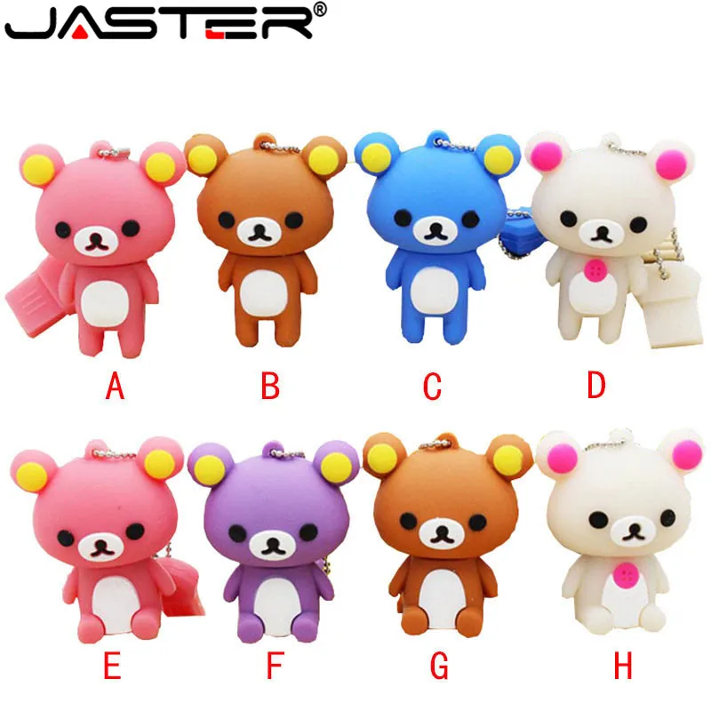 JASTER Lovely Pen drive Rilakkuma Bear Style USB flash drive Pen stick memory card U disk pendrive 4GB 8GB 16GB 32GB 64GB
JASTER Lovely Pen drive Rilakkuma Bear Style USB flash drive Pen stick memory card U disk pendrive 4GB 8GB 16GB 32GB 64GB