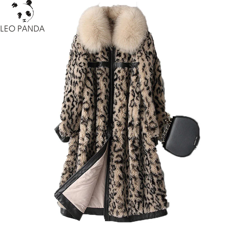 2019 Autumn Winter Jacket Superior quality Women Wool Coat Wome Clothes Korean Leopard Fox Fur Collar Wool Coat Female Jacket
2019 Autumn Winter Jacket Superior quality Women Wool Coat Wome Clothes Korean Leopard Fox Fur Collar Wool Coat Female Jacket