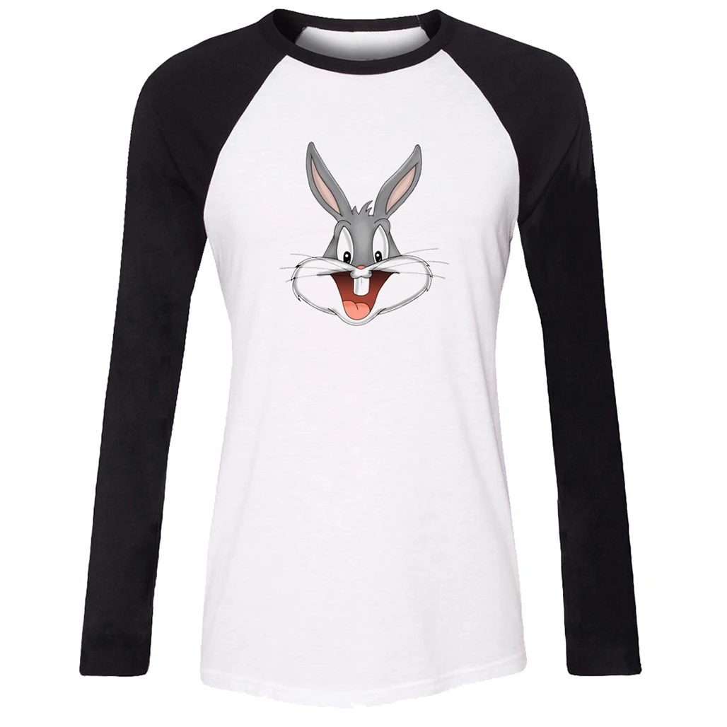 iDzn Women T-shirt Cute Cartoon Rabbit Bugs Bunny and Tweety Birds Pattern Raglan Long Sleeve Girl T shirt Casual Lady Tee Tops
iDzn Women T-shirt Cute Cartoon Rabbit Bugs Bunny and Tweety Birds Pattern Raglan Long Sleeve Girl T shirt Casual Lady Tee Tops