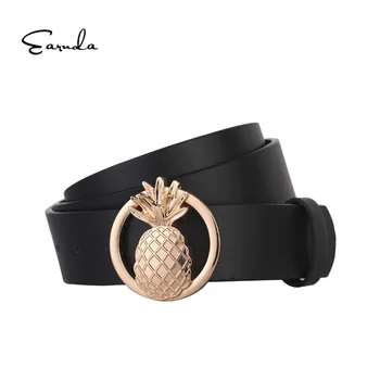 Earnda Women's Belt Waist Lovely Belts For Women Female Newest Design Fashion Gold Pineapple PU Leather Strap ceinture femme
Earnda Women's Belt Waist Lovely Belts For Women Female Newest Design Fashion Gold Pineapple PU Leather Strap ceinture femme