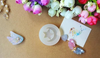 1pcs handmade Star Moon Liquid silicone mold DIY resin jewelry pendant necklace pendant mold resin molds for jewelry
1pcs handmade Star Moon Liquid silicone mold DIY resin jewelry pendant necklace pendant mold resin molds for jewelry
