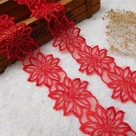5 Meters Red Flower Lace Trim Venise Floral Embroidered Applique Trim Decorated Lace Sewing 5cm Width
5 Meters Red Flower Lace Trim Venise Floral Embroidered Applique Trim Decorated Lace Sewing 5cm Width