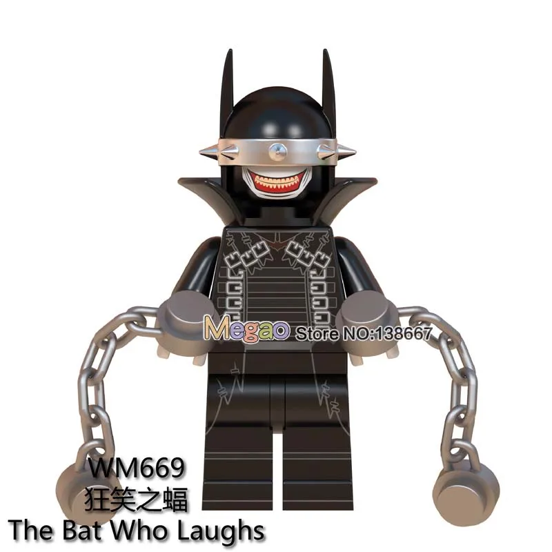 

Dark Knight Batman The Bat Who Laughs Super Hero Building Blocks Educational Toys for Children DC Dark Nights Metal s