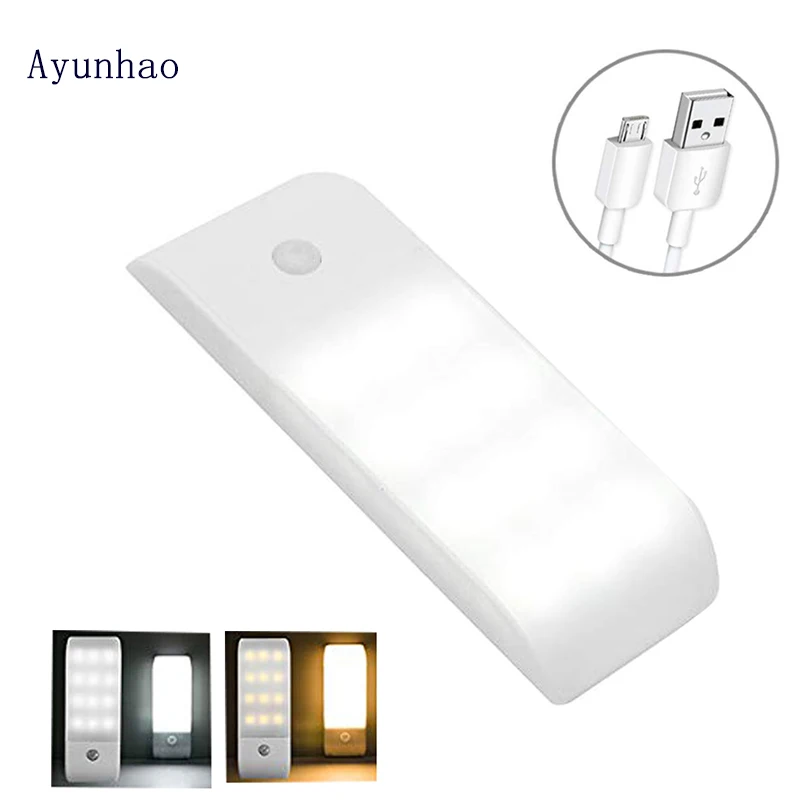 12 LED USB Rechargeable Under Cabinet Light Lamp PIR Motion Sensor Night Light For Wardrobe Closet Kitchen With Magnetic Strip
12 LED USB Rechargeable Under Cabinet Light Lamp PIR Motion Sensor Night Light For Wardrobe Closet Kitchen With Magnetic Strip