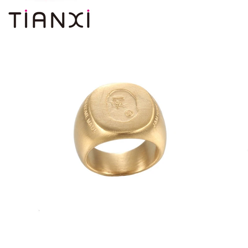 2018 New Arrival Mens Ring Top Fashion Hip Pop Head Gold Silver Color Black Males Man Finger Ring For Men Women
2018 New Arrival Mens Ring Top Fashion Hip Pop Head Gold Silver Color Black Males Man Finger Ring For Men Women
