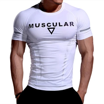 2019 T Shirt Men Summer Long Sleeve Quick Dry Fitness Mens T Shirt Tops Plus Size Slim Fit BasketballCoat Sportswear 50T0060 
2019 T Shirt Men Summer Long Sleeve Quick Dry Fitness Mens T Shirt Tops Plus Size Slim Fit BasketballCoat Sportswear 50T0060