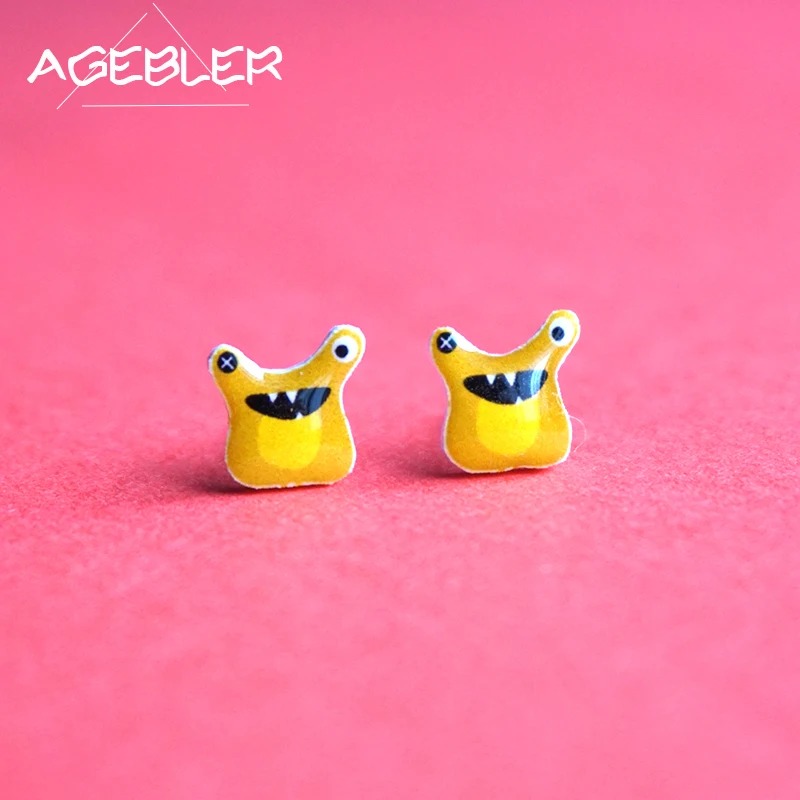 Fashion Small Monster Punk Style Earrings Handmade Heat Shrinkable Non Pierced Magnet Earrings Magnet for Women Jewelry Gift
Fashion Small Monster Punk Style Earrings Handmade Heat Shrinkable Non Pierced Magnet Earrings Magnet for Women Jewelry Gift