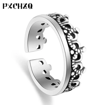 Classic popular male and female models star silver color ring fashion retro do old crown ring jewelry opening adjustable
Classic popular male and female models star silver color ring fashion retro do old crown ring jewelry opening adjustable
