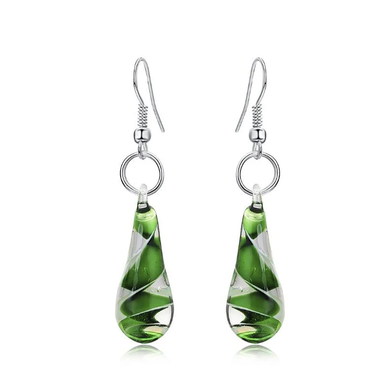 WEIYU 1 Pair Fashion Waterdrop Lampwork Glass Earrings For Women Murano Glass Dangle Earrings Ethnic Jewelry Girls Gift
WEIYU 1 Pair Fashion Waterdrop Lampwork Glass Earrings For Women Murano Glass Dangle Earrings Ethnic Jewelry Girls Gift