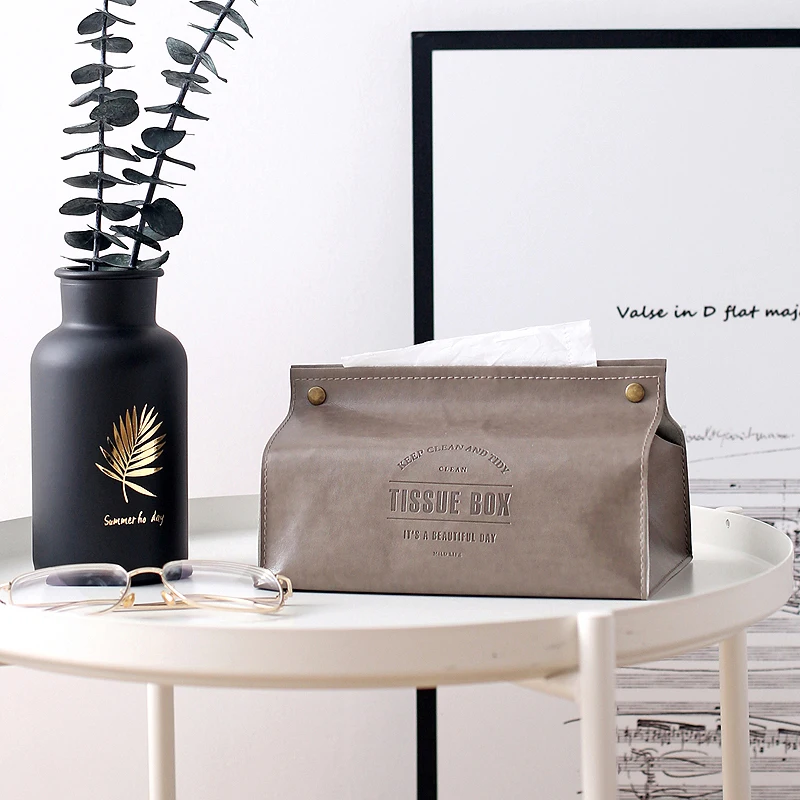 Creative Tissue Box PU Leather Foldable Napkin Holder Letter Pineapple Pattern Rectangle Home Kitchen Paper Holder Storage Box
Creative Tissue Box PU Leather Foldable Napkin Holder Letter Pineapple Pattern Rectangle Home Kitchen Paper Holder Storage Box