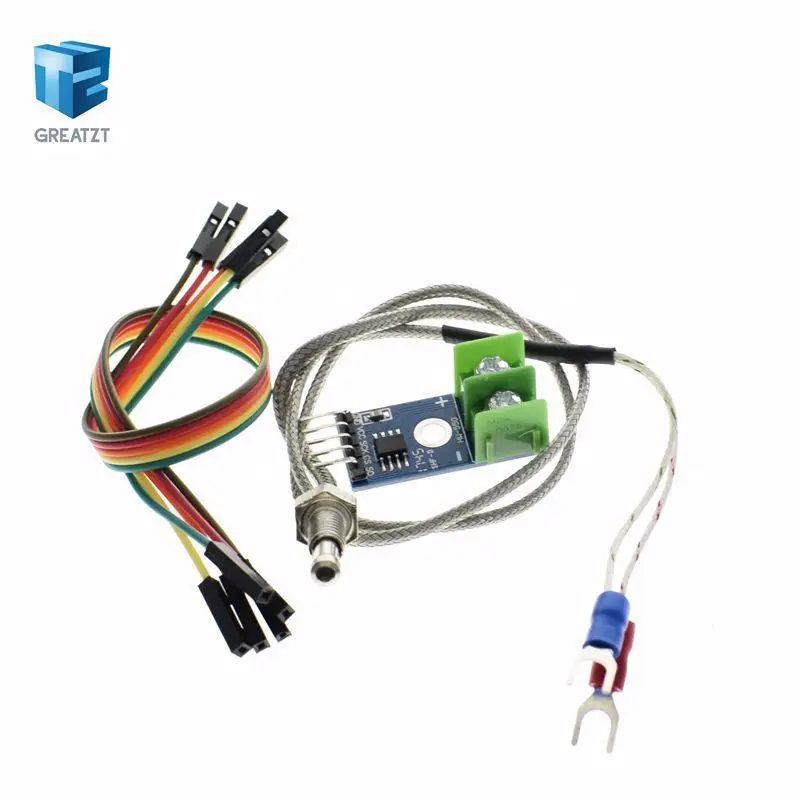 1PCS MAX6675 K-type Thermocouple Temperature Sensor Temperature 0-800 Degrees Module with cable
1PCS MAX6675 K-type Thermocouple Temperature Sensor Temperature 0-800 Degrees Module with cable