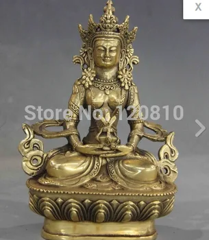 JJJ000China Buddhism temple Fane brass Amitayus Longevity Bodhisattva Kwan-Yin buddha
JJJ000China Buddhism temple Fane brass Amitayus Longevity Bodhisattva Kwan-Yin buddha