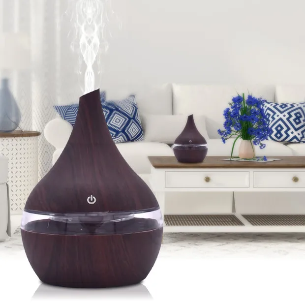 300ml USB Electric Aroma Air Diffuser Wood Ultrasonic Air Humidifier Essential Oil Aromatherapy Cool Mist Maker For Home
300ml USB Electric Aroma Air Diffuser Wood Ultrasonic Air Humidifier Essential Oil Aromatherapy Cool Mist Maker For Home
