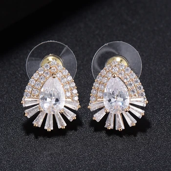 GODKI 18mm Elegant Sector Fashion Cubic Zirconia Women Engagement Party Night Out Bridal Wedding Mini Stud Earrings for Women
GODKI 18mm Elegant Sector Fashion Cubic Zirconia Women Engagement Party Night Out Bridal Wedding Mini Stud Earrings for Women