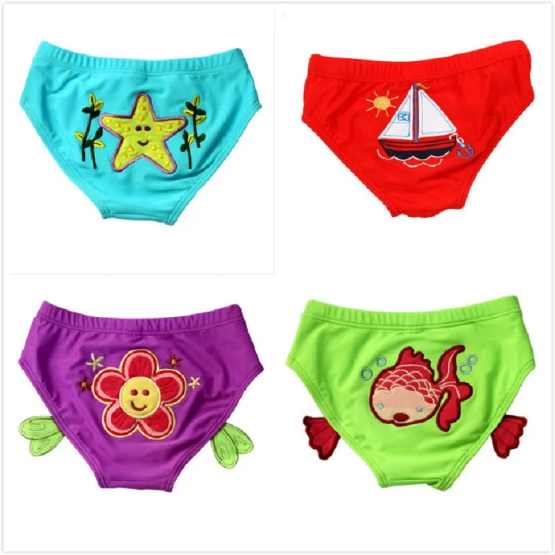 Image Boy Girl Swimming Trunks Children Swimwear Baby Swimsuit For Kids Cartoon Panties Lovely Summer Bathing wear Fashion Swim Diaper