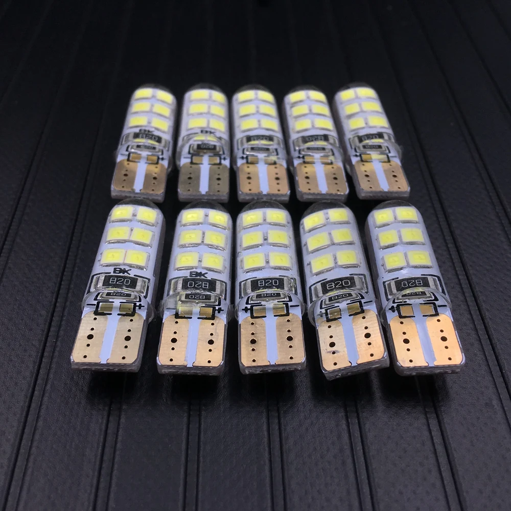 10x White LED Canbus Error Free Silica Light Bulb Clearance Xenon T10 W5W 12SMD 2835 6000K DC12V
10x White LED Canbus Error Free Silica Light Bulb Clearance Xenon T10 W5W 12SMD 2835 6000K DC12V