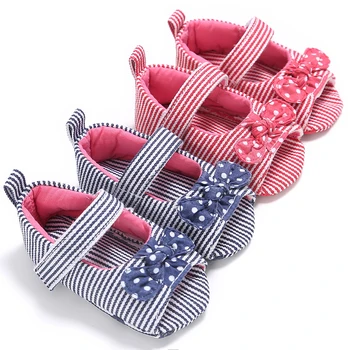 0-18M Baby Girl Princess Shoes Striped Soft Sole Shoes Infant Leisure Girl Butterfly-knot Toddler Shoes
0-18M Baby Girl Princess Shoes Striped Soft Sole Shoes Infant Leisure Girl Butterfly-knot Toddler Shoes