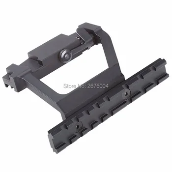 Metal Top Rail Mount AK 74U Quick release Side Rail Lock Scope-Sight Mount W/ 20mm Weaver-Picatinny Rail For AK47/ AK74 Rifle 
Metal Top Rail Mount AK 74U Quick release Side Rail Lock Scope-Sight Mount W/ 20mm Weaver-Picatinny Rail For AK47/ AK74 Rifle