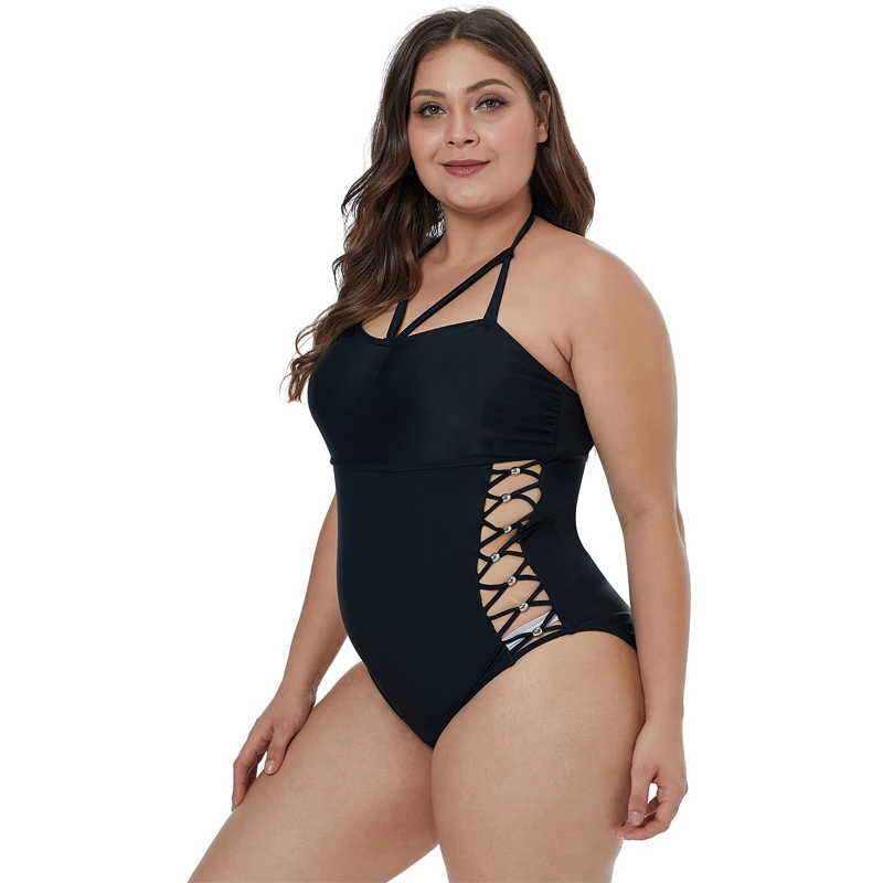 Black Crisscross swimsuit