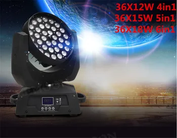 6X 36x12W 36x15W 36x18W 4in1 5in1 6in1 Zoom Led Moving Head Light RGBWA UV DMX512 Led Moving Head Wash Beam Effect Light
6X 36x12W 36x15W 36x18W 4in1 5in1 6in1 Zoom Led Moving Head Light RGBWA UV DMX512 Led Moving Head Wash Beam Effect Light