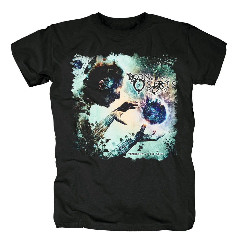 Bloodhoof born of osiris death metal Tomorrow We Die Alive album deathcore progressive metal black cotton t-shirt Asian Size
Bloodhoof born of osiris death metal Tomorrow We Die Alive album deathcore progressive metal black cotton t-shirt Asian Size
