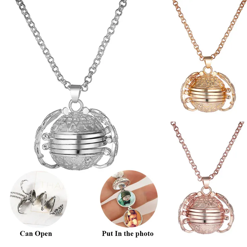 Magic Expanding 5 Photo Locket Necklace Silver Ball Angel Wings Pendant Memorial Gifts
Magic Expanding 5 Photo Locket Necklace Silver Ball Angel Wings Pendant Memorial Gifts