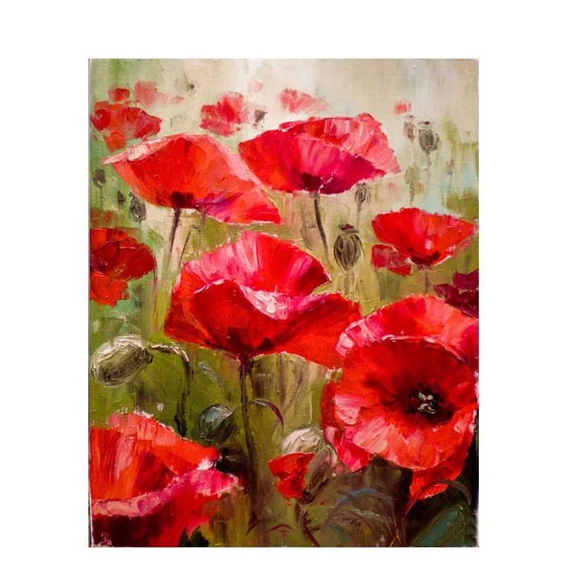 New Red Flower 50X40cm Oil Painting By Numbers Flowers Pictures Canvas Acrylic Paint for Living Room Wall Art Home Decoration
New Red Flower 50X40cm Oil Painting By Numbers Flowers Pictures Canvas Acrylic Paint for Living Room Wall Art Home Decoration