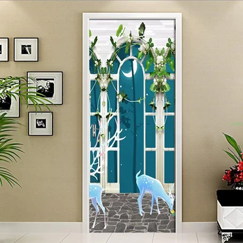 3D Wall Door Sticker European Court Arch Night Wallpaper For 3 D Living Room Bedroom Home Decor Decals PVC Self-Adhesive Mural
3D Wall Door Sticker European Court Arch Night Wallpaper For 3 D Living Room Bedroom Home Decor Decals PVC Self-Adhesive Mural