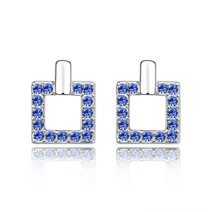 6 Color Square Box Stud Earring Made With Austrian Elements Crystal Women Jewelry
6 Color Square Box Stud Earring Made With Austrian Elements Crystal Women Jewelry