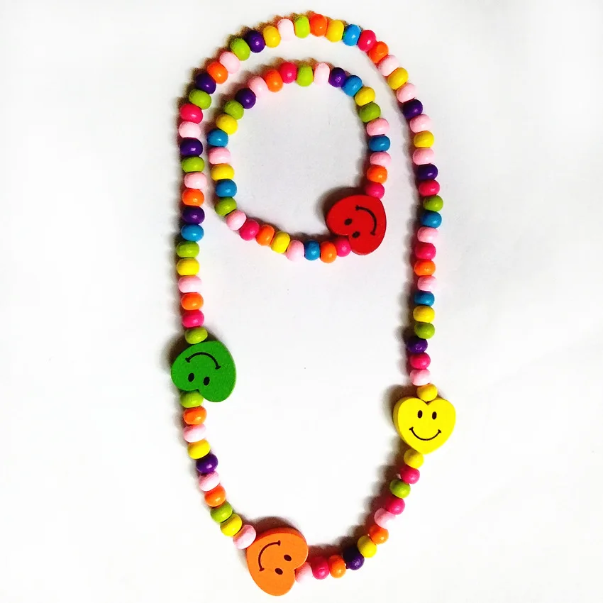 Children Elastic Bracelet Kids Girl Colorful Wood Wristbands Child Toy Bracelet&Necklace Wholesale Birthday Gift Jewelry set
Children Elastic Bracelet Kids Girl Colorful Wood Wristbands Child Toy Bracelet&Necklace Wholesale Birthday Gift Jewelry set