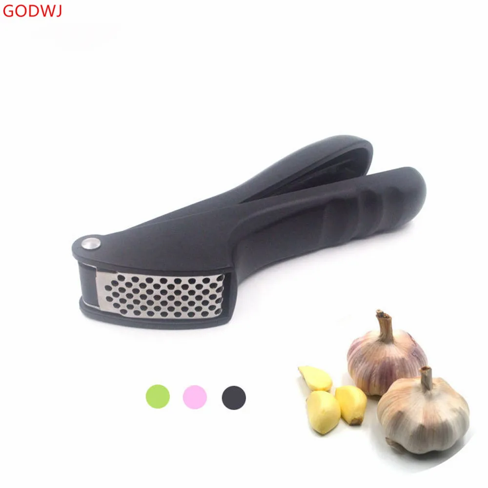 GODWJ New Stainless Steel Garlic Press Manual Garlic Squeezer Kitchen Tool Accesories Garlic Press Crusher Chopper 3 Colors
GODWJ New Stainless Steel Garlic Press Manual Garlic Squeezer Kitchen Tool Accesories Garlic Press Crusher Chopper 3 Colors