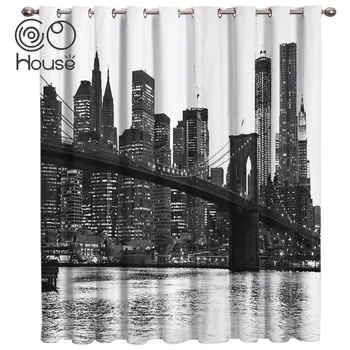 COCOHouse Black And White Urban Architecture Window Treatments Curtains Valance Window Curtains Dark Living Room Bathroom
COCOHouse Black And White Urban Architecture Window Treatments Curtains Valance Window Curtains Dark Living Room Bathroom