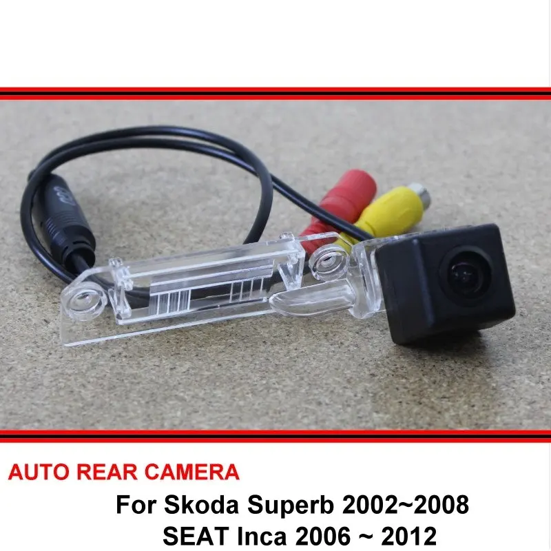 For Skoda Superb 2002~2008 Car Rearview Parking Reverse Backup Rear View Camera HD CCD Night Vision For SEAT Inca 2006 ~ 2012
For Skoda Superb 2002~2008 Car Rearview Parking Reverse Backup Rear View Camera HD CCD Night Vision For SEAT Inca 2006 ~ 2012