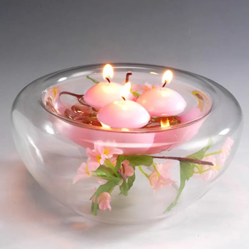 Image 10pcs Small Unscented Floating Candles for Wedding Party Home Decor Candles