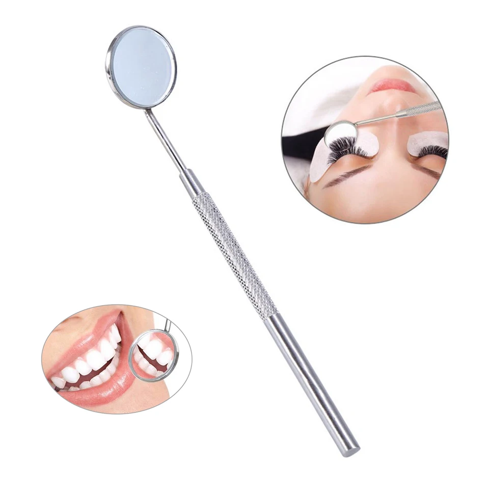Multifunction Stainless Steel Checking Mirror for Eyelash Extension,Portable Teeth Clean Oral Mirrors Mouth Tooth
Multifunction Stainless Steel Checking Mirror for Eyelash Extension,Portable Teeth Clean Oral Mirrors Mouth Tooth