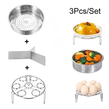 Steamer Basket Trivet Instant-Pot Pressure-Cooker Stainless-Steel Electric with Compatible Steamer Basket Trivet Instant-Pot Pressure-Cooker Stainless-Steel Electric with Compatible